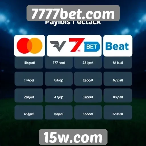 Métodos de pagamento aceitos no 7777bet